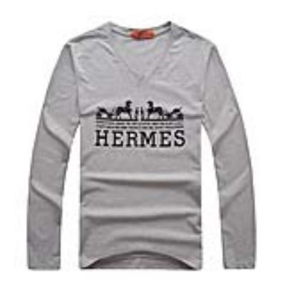 Cheap HERMES Men's long sleeves shirts wholesale No. 64